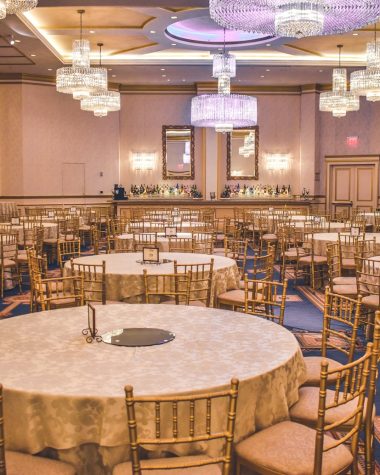 formal dinner table setting